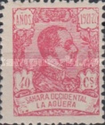 King Alfonso XIII of Spain - Not Issued Rio de Oro Postage Stamps Overprinted "LA AGUERA" — 40C, rose