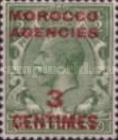 Great Britain Postage Stamps Overprinted & Surcharged — 3/½C/P, yellowish green
