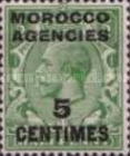 Great Britain Postage Stamps Overprinted & Surcharged — 5/½C/P, yellowish green