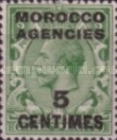 Great Britain Postage Stamps Overprinted & Surcharged — 5/½C/P, yellowish green