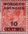 Great Britain Postage Stamps Overprinted & Surcharged — 10/1C/P, red