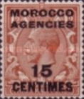 Great Britain Postage Stamps Overprinted & Surcharged — 15/1½C/P, reddish brown