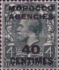 Great Britain Postage Stamps Overprinted & Surcharged — 40/4C/P, greyish green