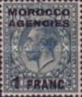 Great Britain Postage Stamps Overprinted & Surcharged — 1/10Fr/P, greenish blue
