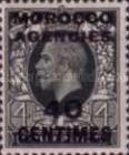 Great Britain Postage Stamps Overprinted & Surcharged — 40/4C/P, greyish green