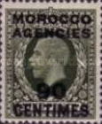 Great Britain Postage Stamps Overprinted & Surcharged — 90/9C/P, greenish olive