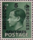 Great Britain Postage Stamps Overprinted & Surcharged — 5/½C/P, yellowish green