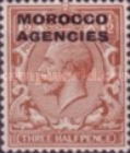 Great Britain Postage Stamps Overprinted "MOROCCO AGENCIES" - 14½ mm in Length — 1½P, reddish brown