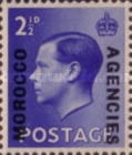 Great Britain Postage Stamps Overprinted "MOROCCO AGENCIES" - 14½ mm in Length — 2½P, violet ultramarine