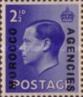 Great Britain Postage Stamps Overprinted " MOROCCO AGENCIES" 15½ mm — 2½P, violet ultramarine