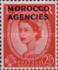 Great Britain Postage Stamps Overprinted "MOROCCO AGENCIES" — 2½P, carmine red, HRM The Queen Elizabeth II