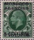Great Britain Postage Stamps Overprinted — 5/½C/P, green