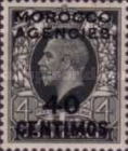 Great Britain Postage Stamps Overprinted — 40/4C/P, greyish green