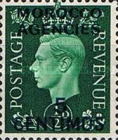 Great Britain Postage Stamps Overprinted & Surcharged — 5/½C/P, yellowish green