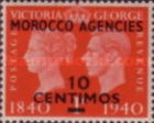 Great Britain Postage Stamps Overprinted — 10/1C/P, red