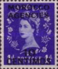 Great Britain Postage Stamps Overprinted and Surcharged — 10/1C/P, violet ultramarine