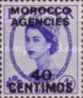 Great Britain Postage Stamps Overprinted & Surcharged — 40/4C/P, violet ultramarine