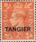 King George VI - Great Britain Postage Stamps Overprinted "TANGIER" — 2P, dull orange
