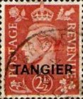 King George VI - Great Britain Postage Stamps Overprinted "TANGIER" — 2½P, dull red