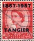 Great Britain Postage Stamps Overprinted "1857-1957 - TANGIER" — 2½P, carmine red
