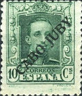 King Alfonso XIII - Spanish Postage Stamps Overprinted "CABO JUBY" — 10C, green