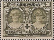Not Issued Spanish Stamps Overprinted "CABO-JUBY" — 30C, olive
