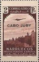 Airmail — 2Pta, purple brown