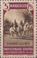 Spanish Morocco Postage Stamps Overprinted "CABO JUBY" — 5C, greyish blue