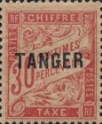French Postage Due Stamps Overprinted — 30C, carmine