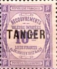 French Postage Due Stamps Overprinted — 10C, violet