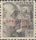 Spanish Postage Stamps Overprinted "TERRITOIRO DE IFNI" — 50C, slate green