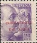 Spanish Postage Stamps Overprinted "TERRITOIRO DE IFNI" — 20C, violet