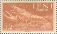 Stamp Day - Marine Life — 5+5 C, yellowish brown