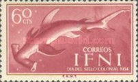 Stamp Day - Marine Life — 60C, reddish brown