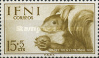 Stamp Day - Squirrels — 15+5 C, light brown, Sciurus pauli