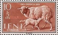 Child Welfare - Domestic Animals — 10+5 C, reddish brown