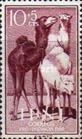 Child Welfare - Animals — 10+5 C, brownish purple, Camelus dromedarius