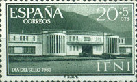 Stamp Day - Buildings — 20+5 C, grey