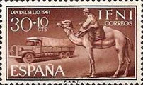 Stamp Day - Transport — 30+10 C, brown, Camelus dromedarius