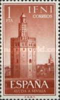 Charity Stamps — 1Pta/C, orange brown