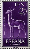 Child Welfare — 25C, bluish violet, Gazella gazella