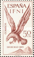 Stamp Day — 50C, brown, Aquila heliaca