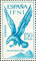 Stamp Day — 1.50Pts, greyish blue, Aquila heliaca
