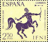 Child Welfare - Signs of the Zodiac — 2.50Pts, yellow/bluish violet