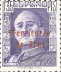 Spanish Postage Stamps Overprinted "Territorio de Ifni" in Gothic Script — 1.35Pts, dark violet