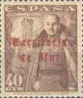 Spanish Postage Stamps Overprinted "Territorio de Ifni" in Gothic Script — 40C, reddish brown