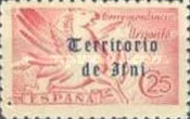 Special Delivery - Spanish Stamp Overprinted "Territorio de Ifni" in Gothic Script — 25C, carmine