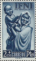 Child Welfare — 2+30 Pta/C, blue