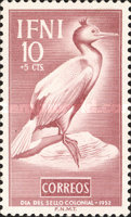 Stamp Day - Birds — 10+5 C, purple red, Phalacrocorax aristotelis