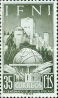 The 400th Anniversary of the Death of Geographen León — 35C, olive green